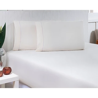 Jogo de lençol Casal Queen 03 peças 400 fios ponto palito em Oferta na Shopee