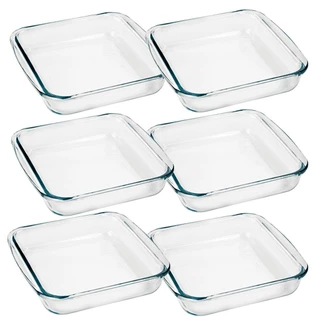 Conjunto de Assadeiras Marinex Quadrada 1,8 Litros Média 6 Peças em Oferta na Shopee