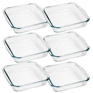 Conjunto de Assadeiras Marinex Quadrada 1,8 Litros Média 6 Peças em Oferta na Shopee