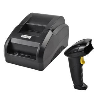 Impressora Termica Nao Fiscal Ticket 58mm USB 110/220V bivolt+leitor De Código Barra