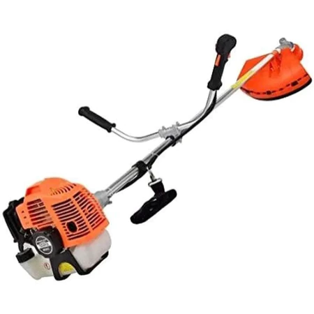 Roçadeira Multifuncional Profissional À Gasolina 75Cc corta grama com disco e nylon