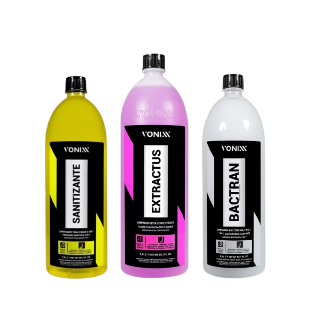 Kit Bactran Sanitizante Extractus 1,5L Vonixx