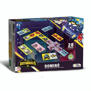 Jogo De Domino BatWheels Madeira Mdf 792333 Pais E Filhos