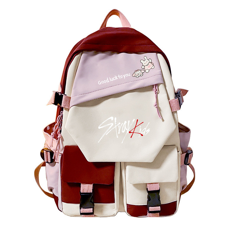 Stray Kids Moda Versão Coreana Felix Estudante Mochila Junior High