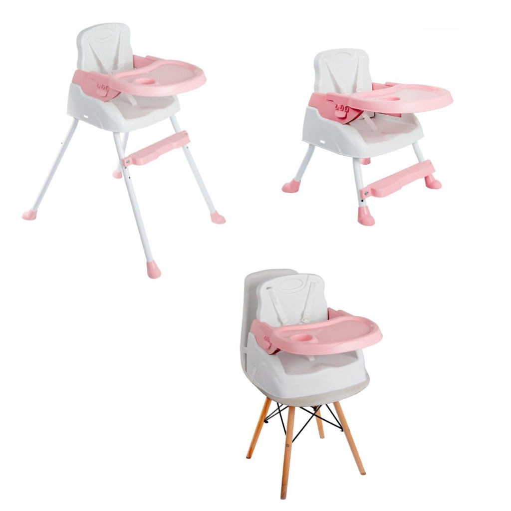 Cadeira de alimentação bebê portatil 3 em 1 Styll Baby Seggura cadeirão ...
