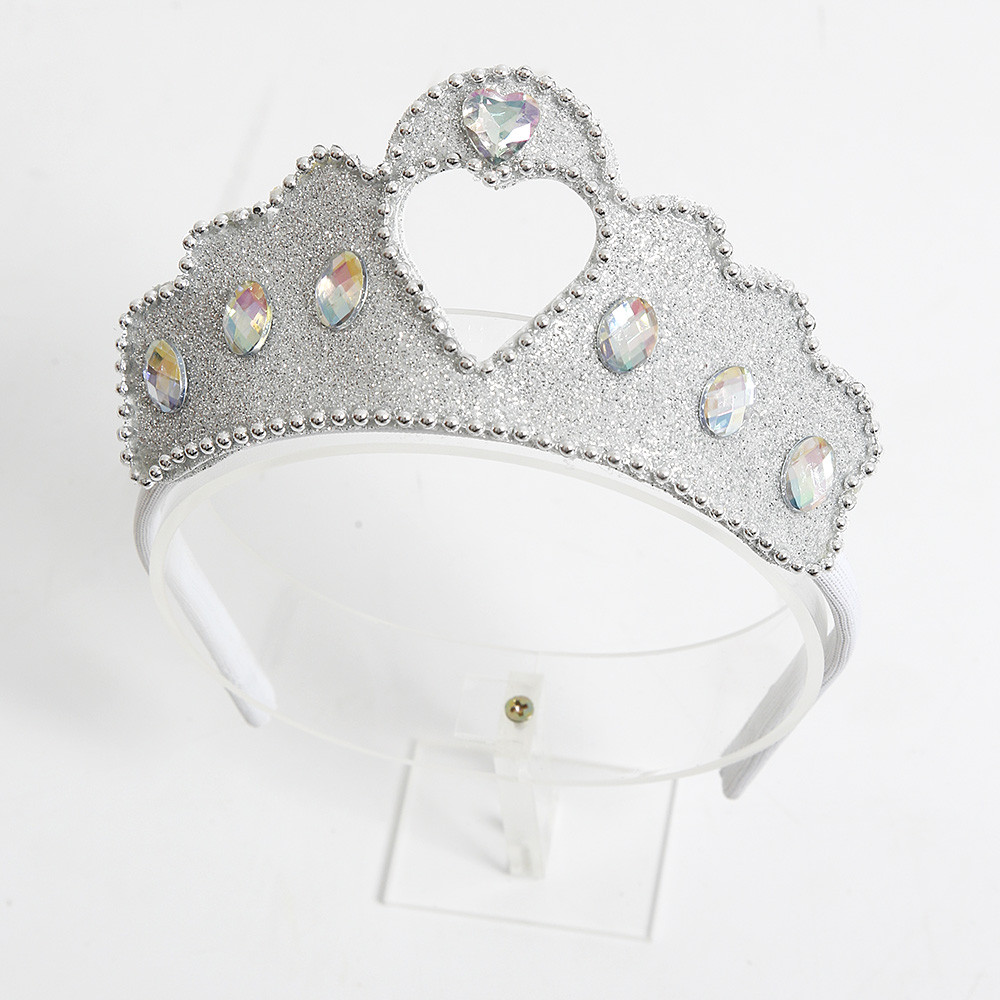 Tiara Coroa de Princesa Pedras Brilhantes Infantil Realeza Tango