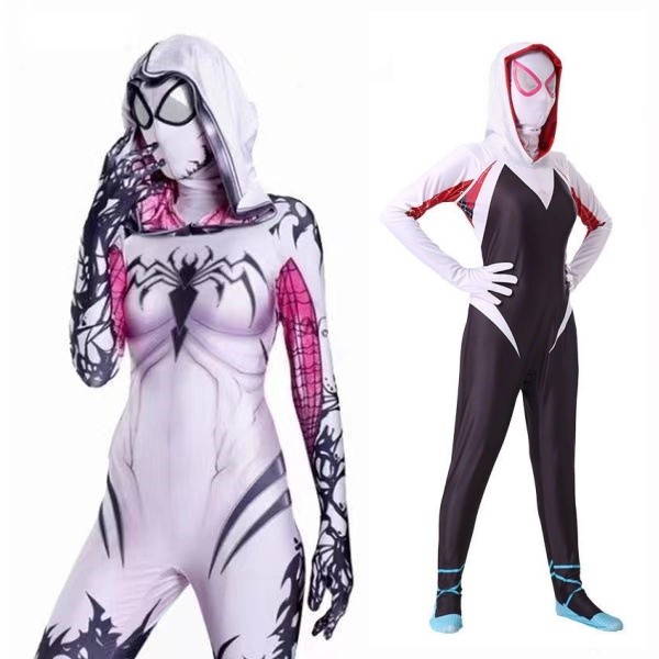 Disfraz Alienígena Para Mujer Body Metálico Con Cremallera