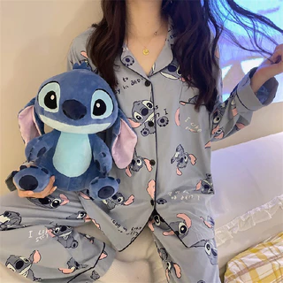 Pijama De Renda Manga Comprida Solto Fofo Conjunto Feminino Loungewear em Oferta na Shopee