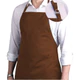 Avental Oxford C/ Bolso Uniforme Restaurante Evento Chef Garçon Marrom