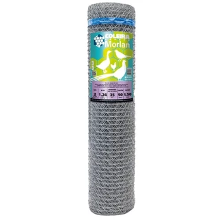 Tela Coleira Branca para Galinheiro  2x18x1,50m 50m em Oferta na Shopee