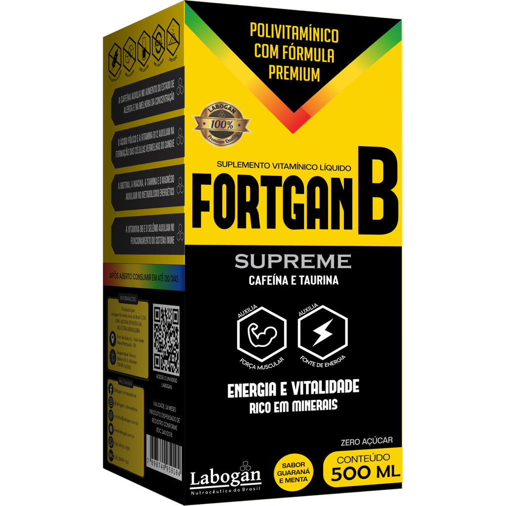 FortGan B Supreme 500ml Labogan | Shopee Brasil