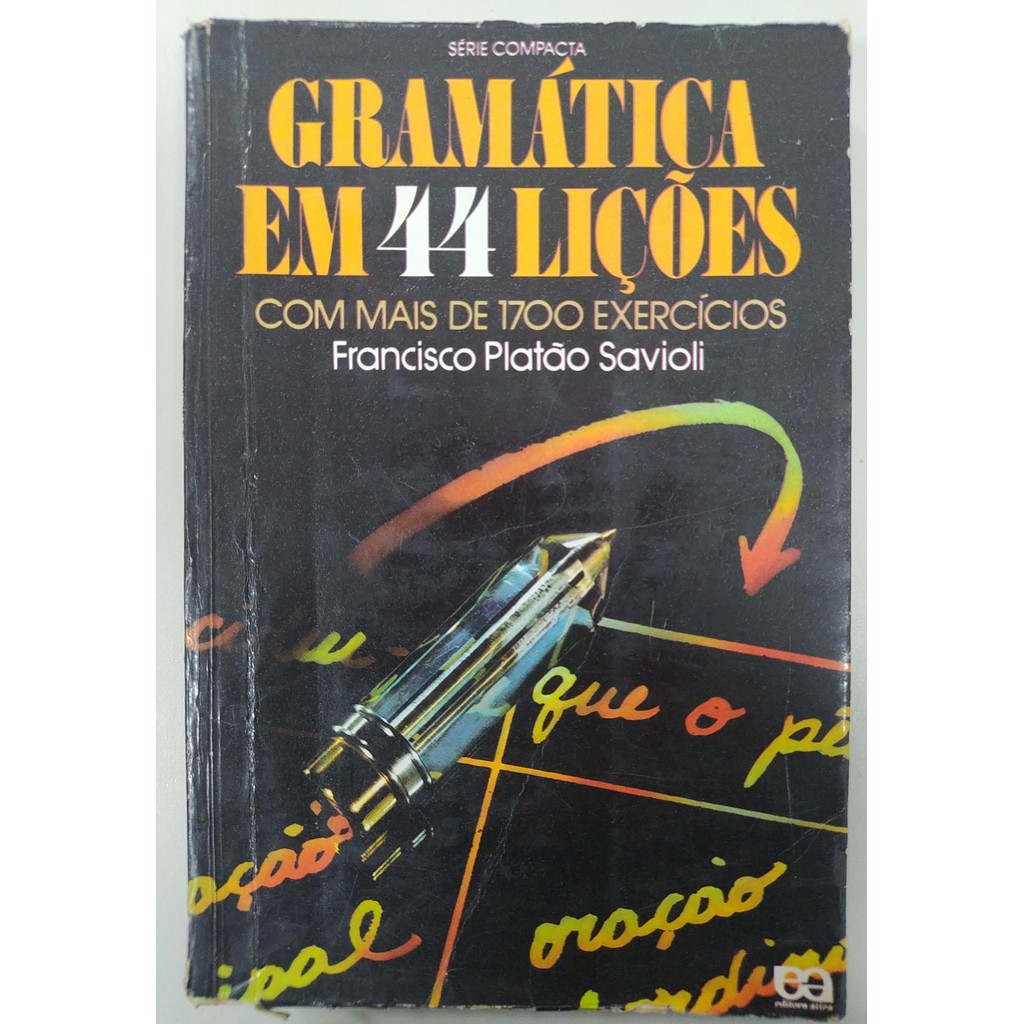Gramática em 44 lições de Francisco Platão Savioli 7312826 | Shopee Brasil