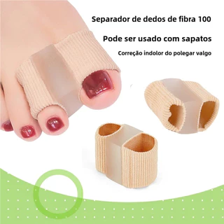 Separador De Dois Dedos Do Pé Hálux Valgus Joanete Corretor Ortopédico Pés Osso Polegar Ajustador Correção Pedicure em Oferta na Shopee