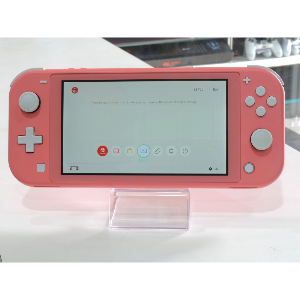 Nintendo Switch Lite 32gb Com Modship E Com Cartão De 256gb