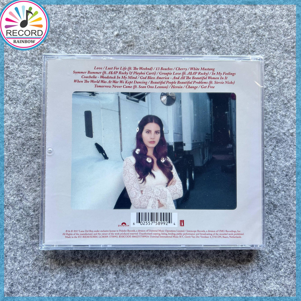 Lana Del Rey Lust For Life Original CD Brand New Album [Lacrado
