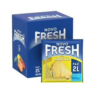 Refresco em Pó Fresh Abacaxi 15g Display com 15 Unidades em Oferta na Shopee