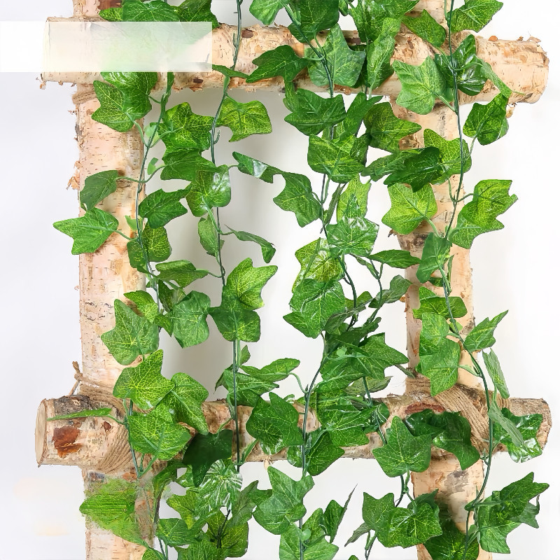 12 Metros Hera Verde Planta Artificial Trepadeira Ramas Folhagem Pendente