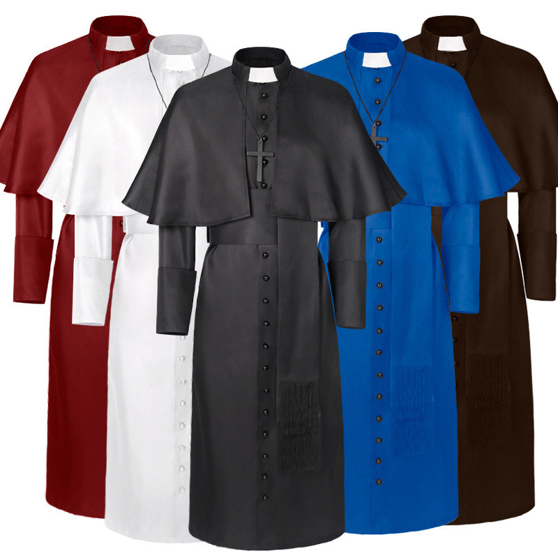 Fantasia De Sacerdote Medieval , Cergia Romana , Pastor , Cassock ...