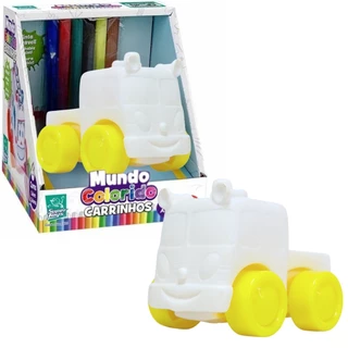 Brinquedo Mundo Colorido Caminhão Para Pintar 597 Super Toys