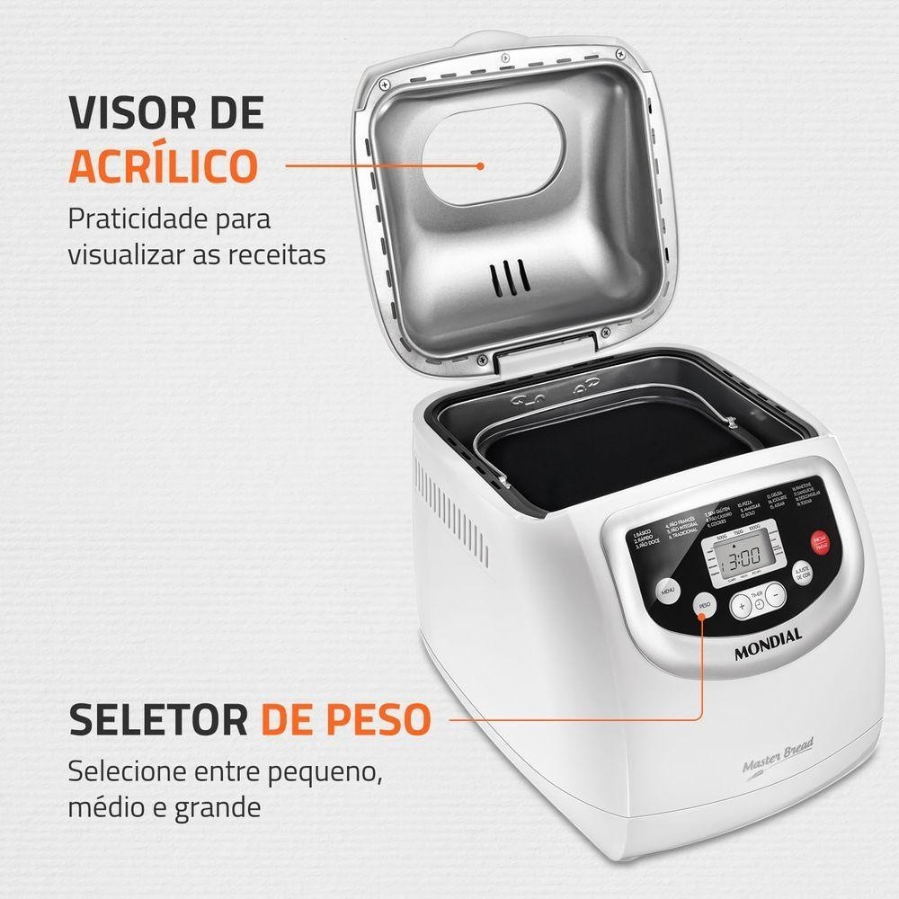 Panificadora Automática Mondial Master Bread 220V - 4
