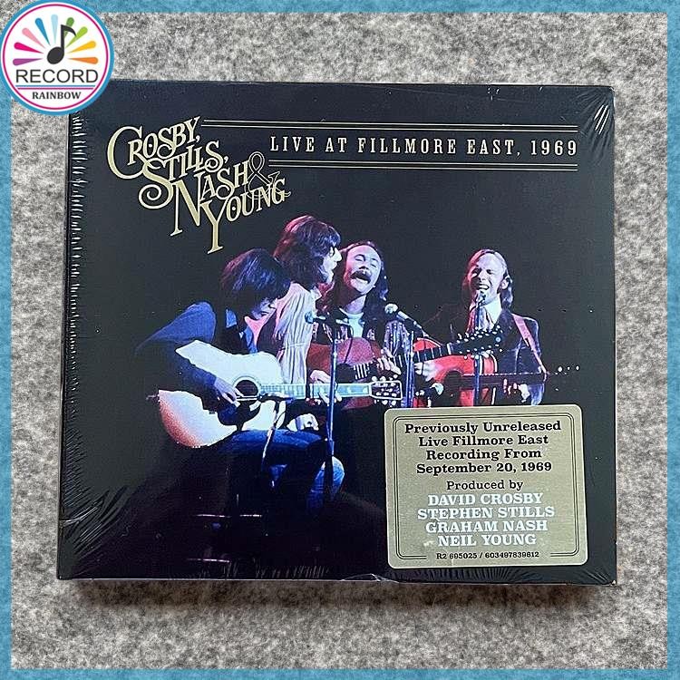 Crosby, Stills, Nash & Young Live At Fillmore East, 1969 CD Original CD ...