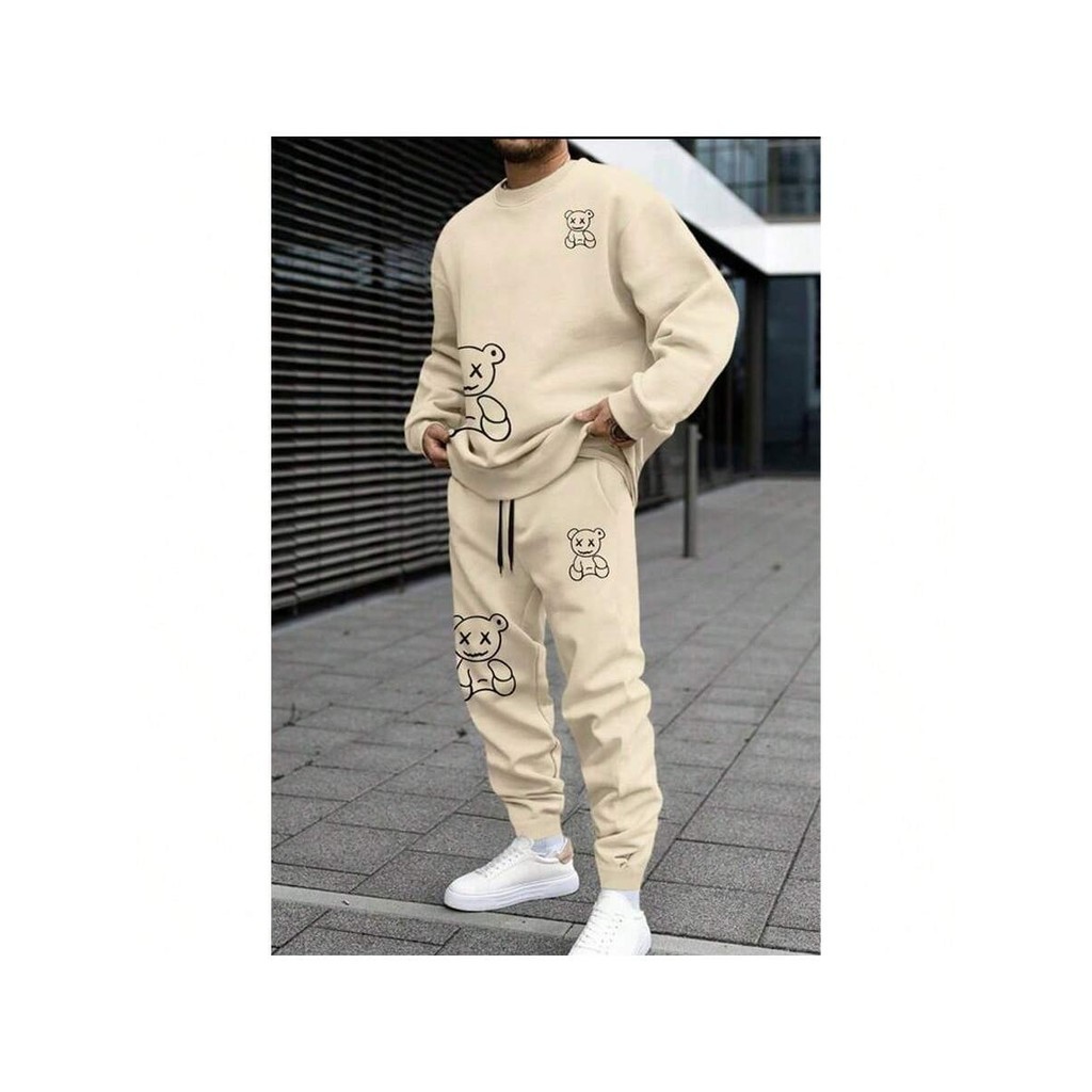 Conjunto Moletom + Calça Gola Redonda UrsinhoS Masculino