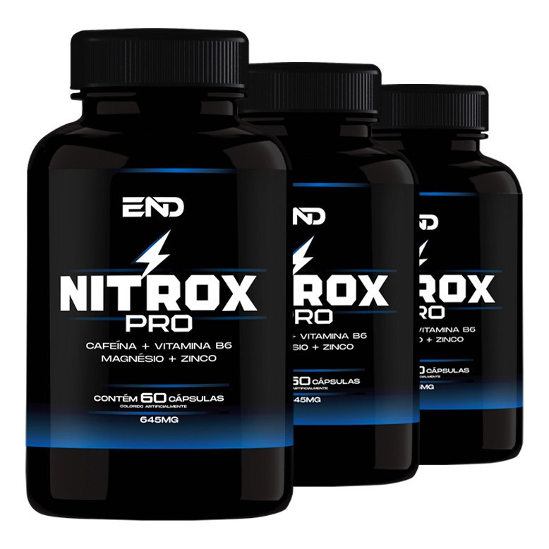 3x Nitrox Pro® 60 Cáps. Original | Shopee Brasil