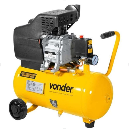 Motocompressor de Ar Compacto e Portátil 8,0 pcm 21,6 litros MCV216 Vonder