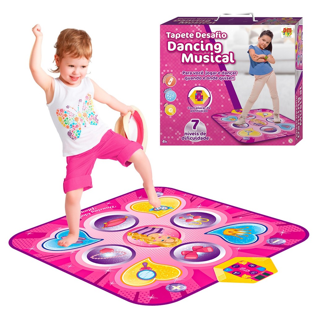 Desafio Dancing Musical Tapete Interativo Infantil Com Placar