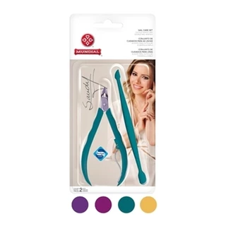 Alicate para Cutícula + Espátula Duplex Mundial Sandy Embalagem com 12 Unidades em Oferta na Shopee