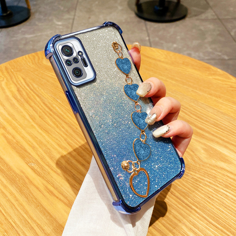 Yoedge 2 Pezzi Cover per Xiaomi Redmi Note 10S,Trasparent