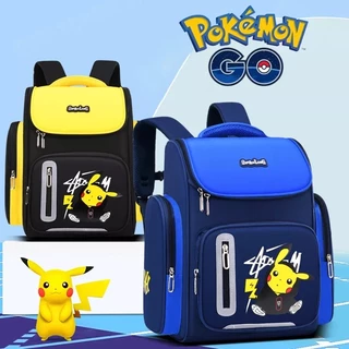 [Enviado Em 48 Horas] Mochila Escolar Pokémon Go Infantil Pikachu Sala Reflexiva Bolsa Fria À Prova D