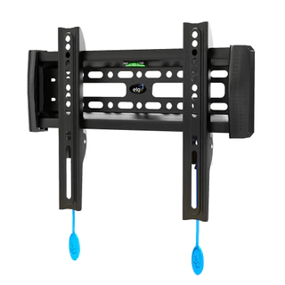 Suporte Fixo de Parede ELG, E200 p/ TV 15" a 55", Trava Automática, Kit Instalação, Até 30Kg, Preto