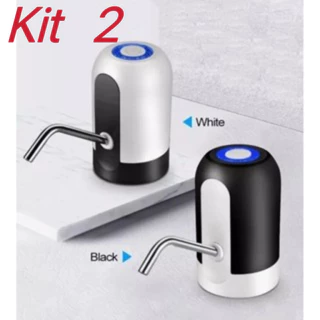 kit 2  Bomba Automática Para Garrafão Bebedouros - Recarregável Usb em Oferta na Shopee
