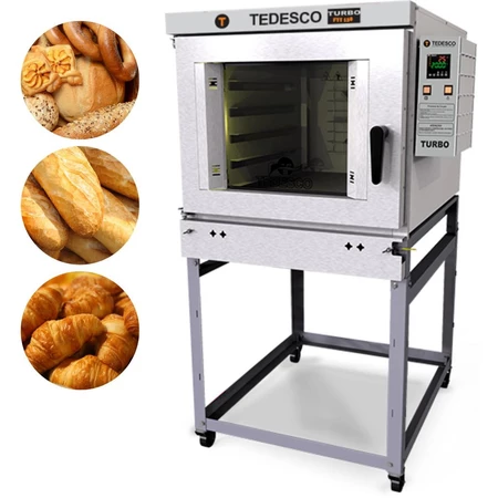 Forno Turbo Elétrico Profissional 271 Litros Para 5 Assadeiras Com Vapor FTT150E Tedesco