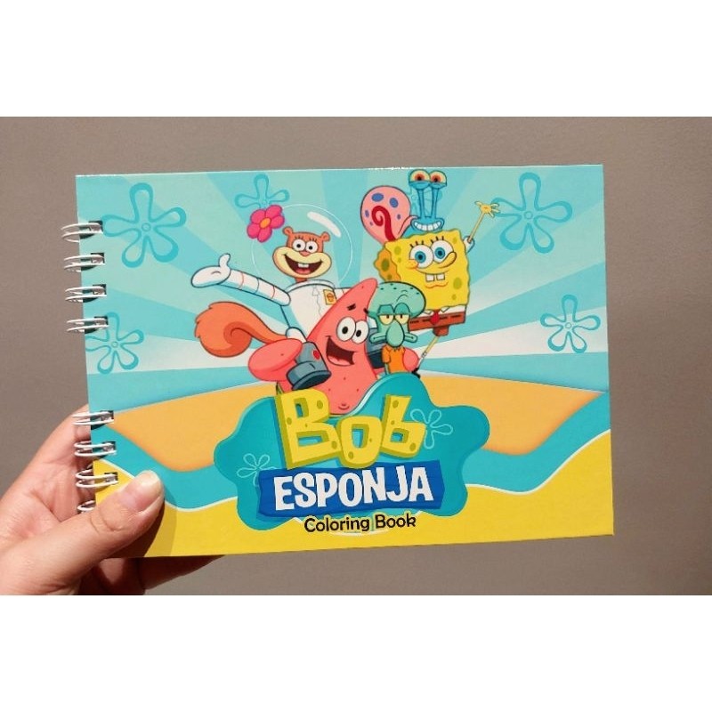 Livro de Colorir Bob Esponja Estilo Bobbie Goods 51 Folhas 180g Pronta ...