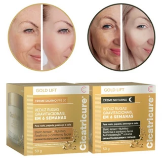 Kit Creme Cicatricure Gold Diurno 50g + Noturno 50g