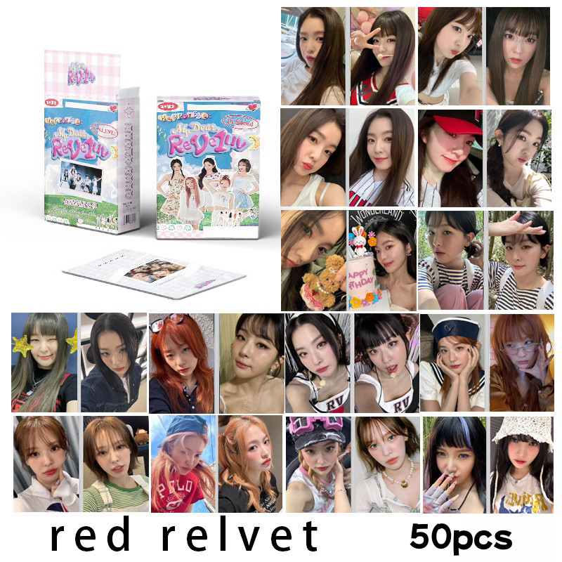 55pcs/box RED VELVET Cosmic Photocards Chill Kill Album YERI IRENE