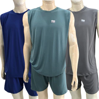 pijama masculino regata short verão promoção 100% suede Várias Cores em Oferta na Shopee