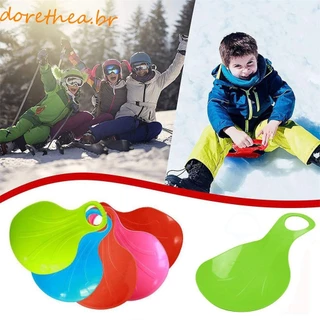 DORETHEA Placa Deslizante De Grama Portátil Para Crianças E Adultos , Suprimentos De Esqui , Prancha De Plástico Snowboa