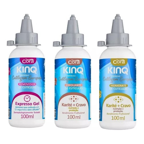 Kit Kinq Cutilagem Europeia Removedor Esfoliante Hidratante | Shopee Brasil