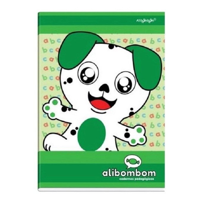 Caderno Brochurão Flexivel C/Pauta Alibombom 60 Folhas | Shopee Brasil