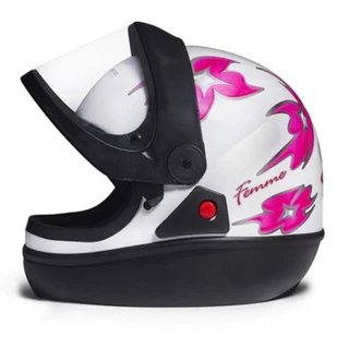 Capacete San Marino Femme Flores Original Taurus Inmetrro Motoboy Fechado