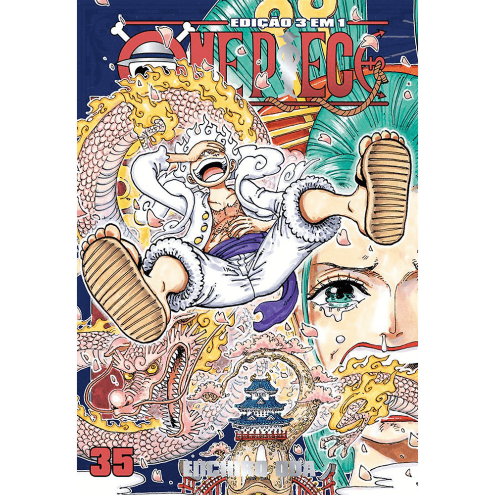 Mangá - One Piece 3 Em 1 Vol. 35 - Novo/Lacrado