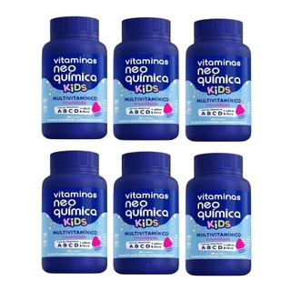 Kit 6 Vitamina Kids 60 Cápsulas - Neo Química