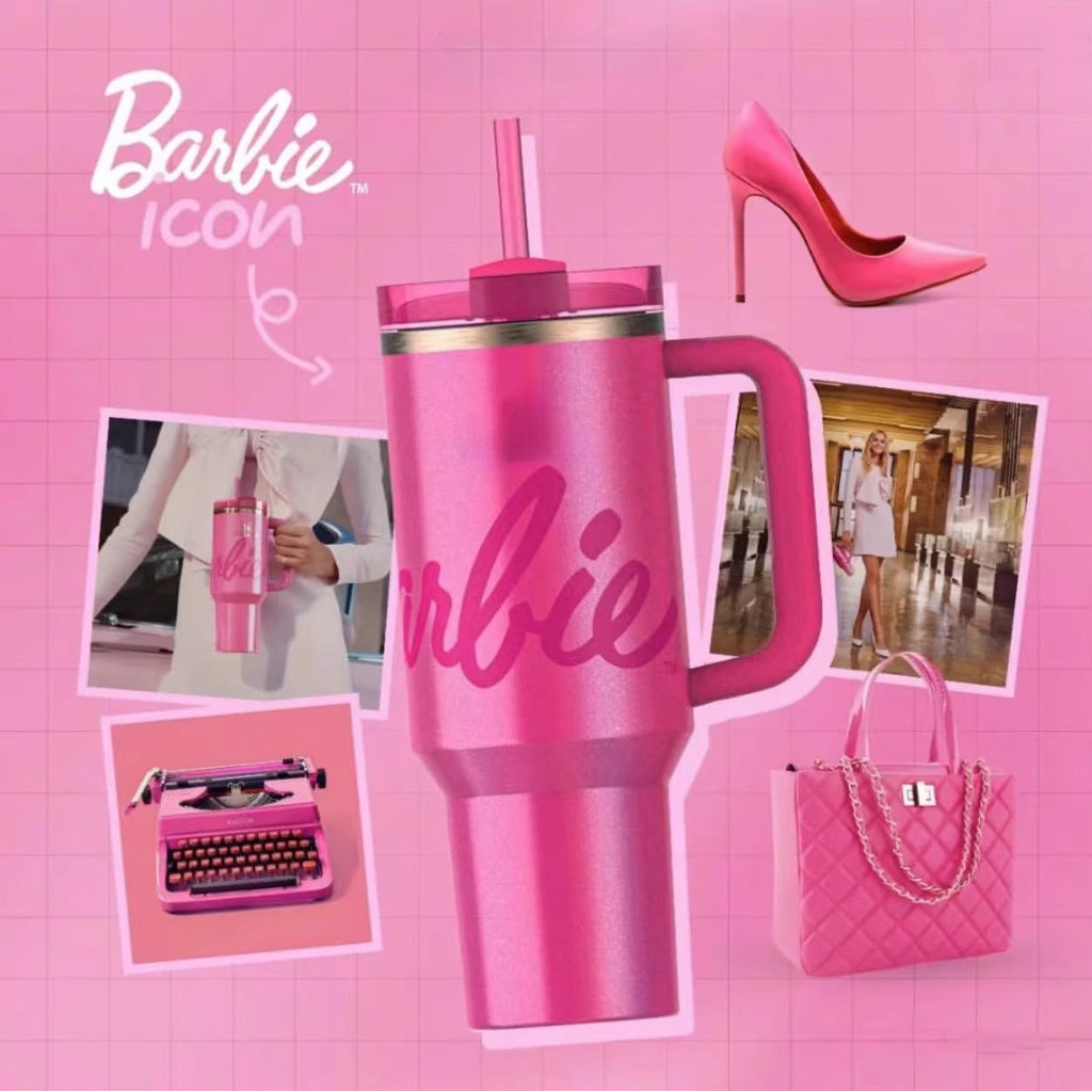 stanley barbie térmico copo mestre de gelo copo de palha de aço inoxidável copo térmico copo mestre