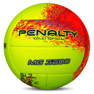 Bola de Vôlei MG 3600 Penalty XXI Profissional Super Soft Quadra e Praia Original Penalty