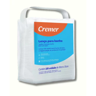 Lenço Para Banho C/100un Cremer em Oferta na Shopee