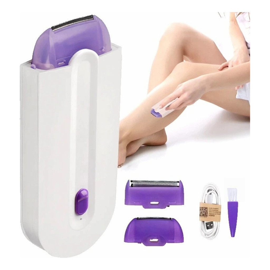 Maquina Laser Depilar Virilha Peito Braço Perna Axila Mega Cor Branco ...