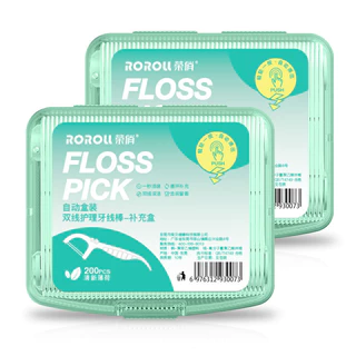 200pçs Fio dental de menta / Em Forma De Arco Ultra Fina Para Crianças De Limpeza PRONTO ENTREGA em Oferta na Shopee